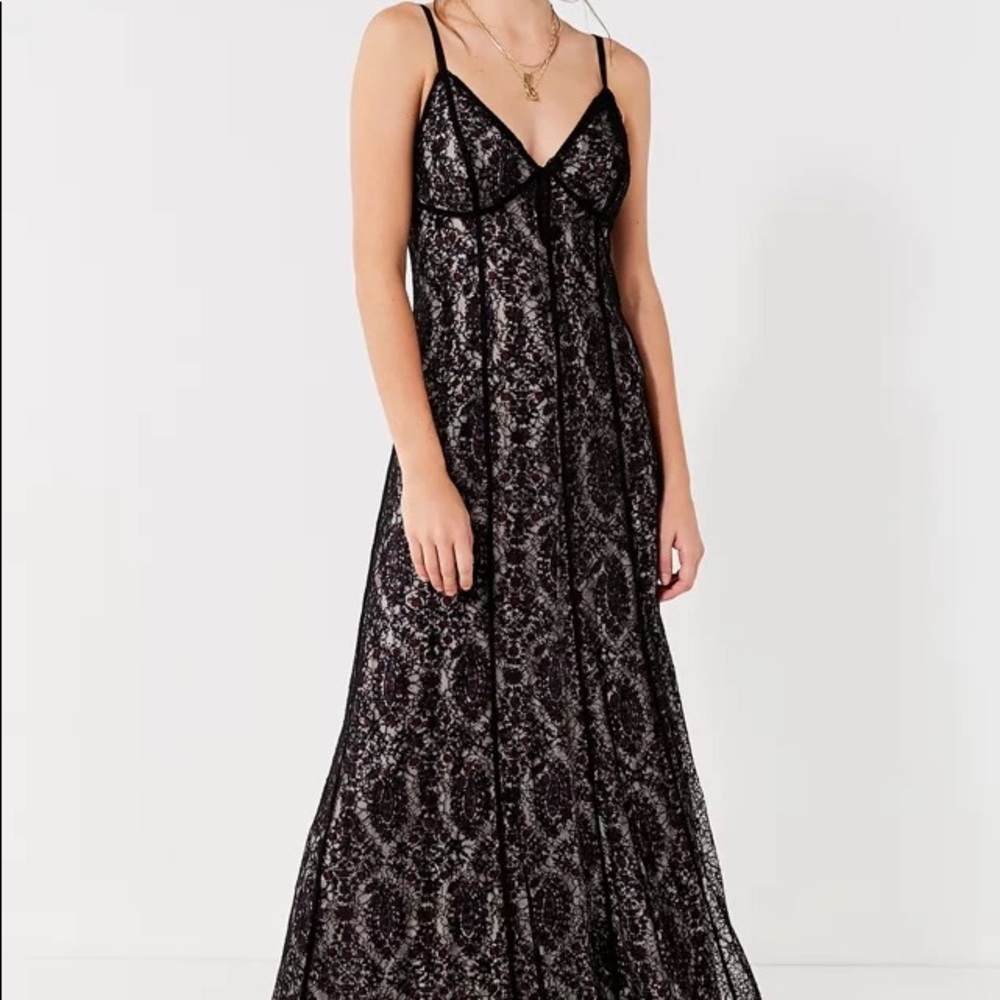 Urban Outfitters Galaxy Lace Maxi Dress